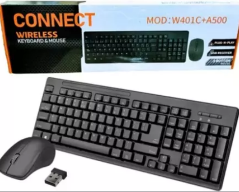 Kit de mouse y teclado inalámbrico marca Connect 32usd-700
