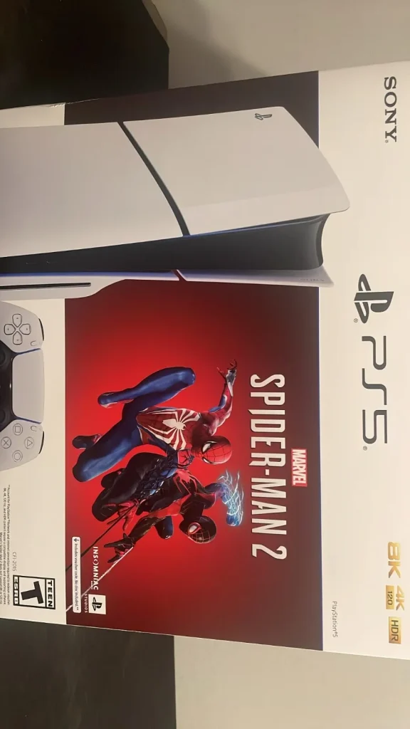 Sony PlayStation 5 Slim Console Disc Edition – Marvel’s Spider-Man 2 Bundle