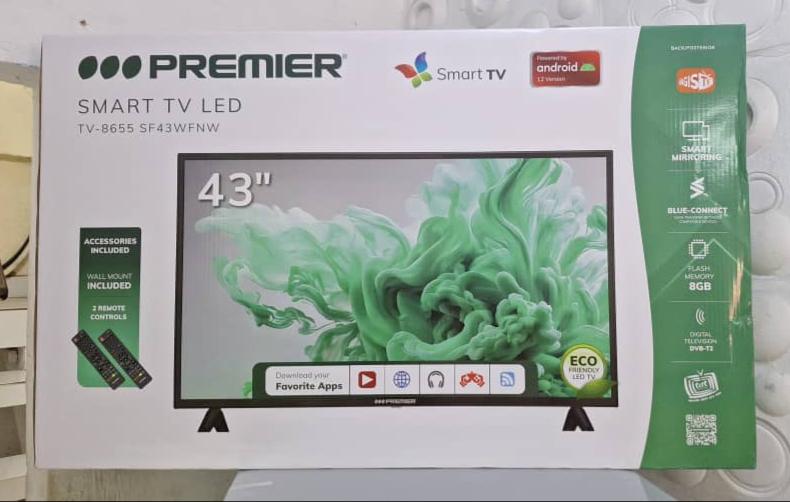 TV Smart TV 43” Marca PREMIER 350usd-370