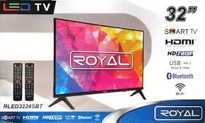 Televisor Smart TV Marca Royal de 32 modelo RLED3224SBT 230-250