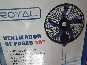 VENTILADOR DE PARED ROYAL 2