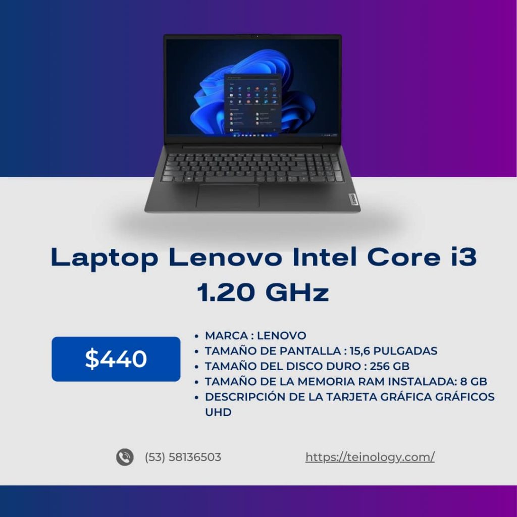 Laptop Lenovo Core i3