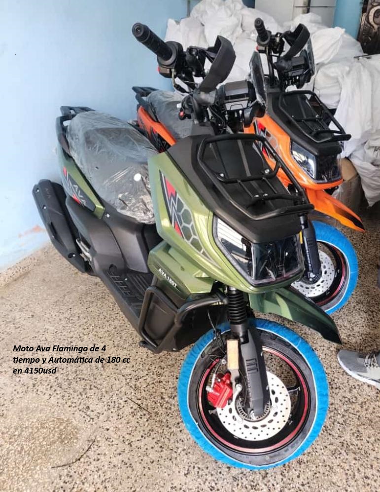 Moto Ava Flamingo de 4 tiempo y Automática de 180 cc en 4150usd