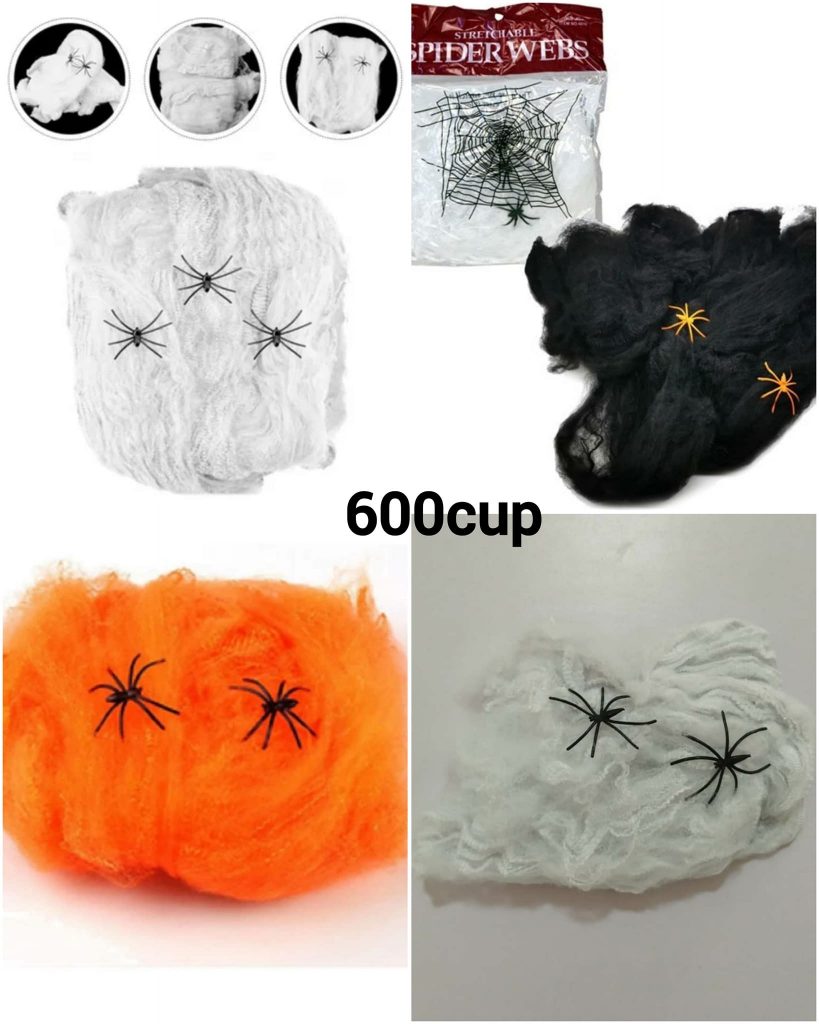 Telarañas para decoración (15 g)600 cup (todas)