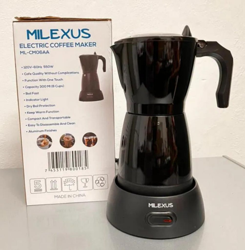 Cafetera Eléctrica Marca Milexus 45 usd-1000 (2)