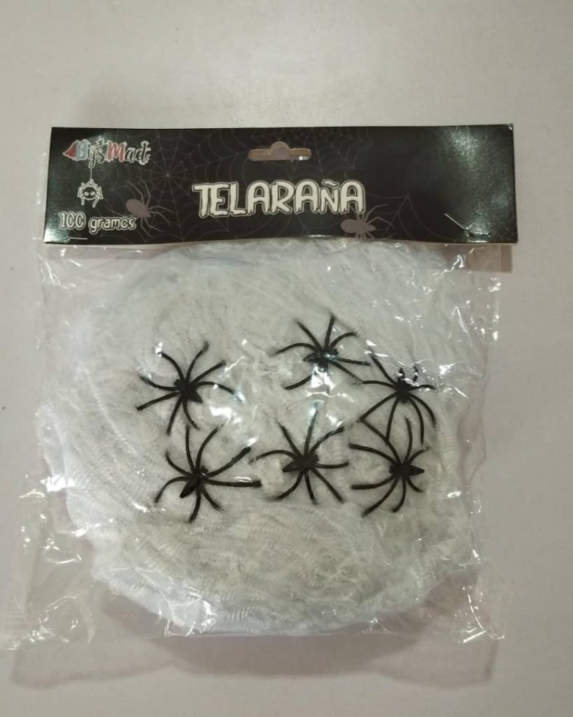 Telarañas blancas para decoración (100g)950 cup