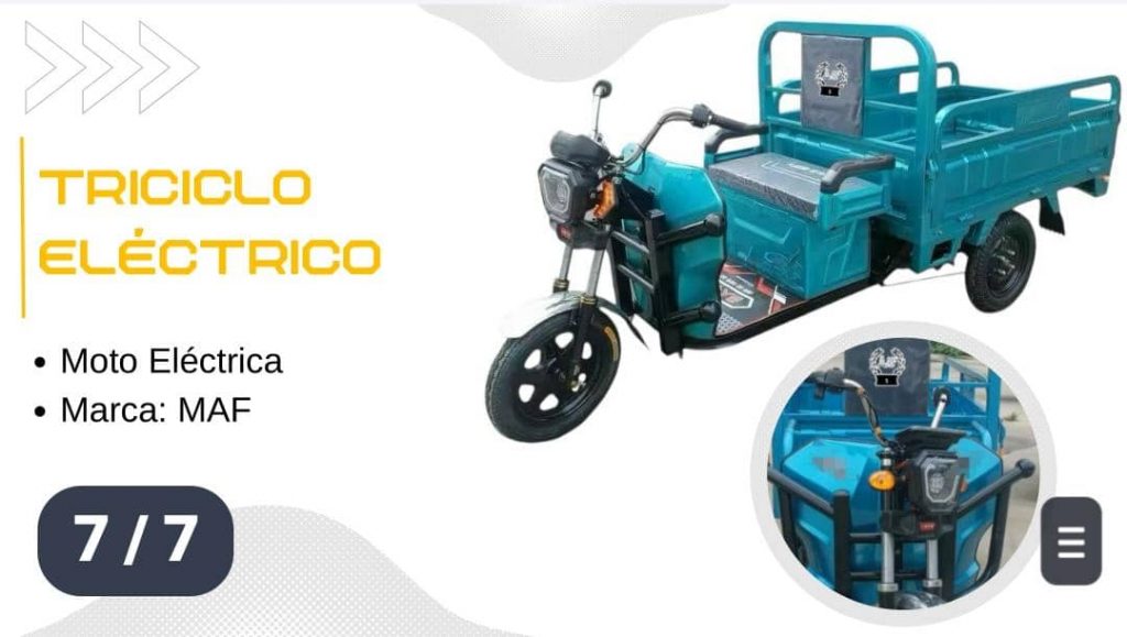 Triciclo electrico moto Marca MAF