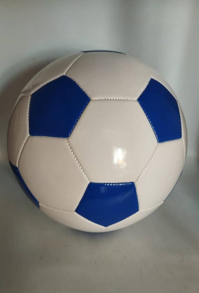 Balón de Fútbol Blanco y Azul 5000