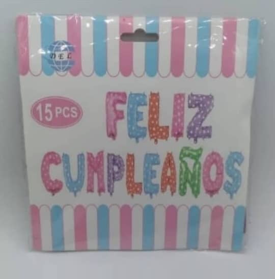 Cartel de globos – Feliz Cumpleaños (LETRA DE MOLDE) 1440