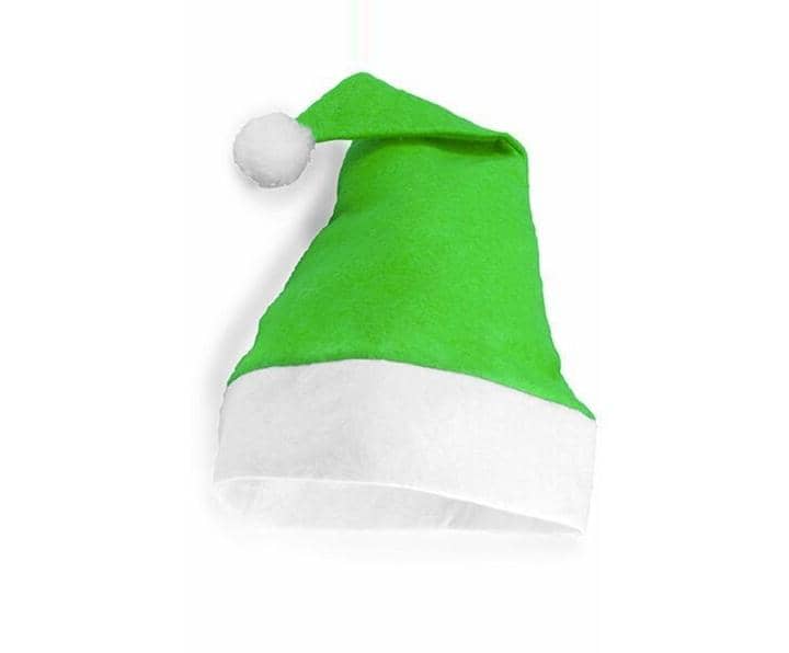 Gorros de navidad verde 850 cup