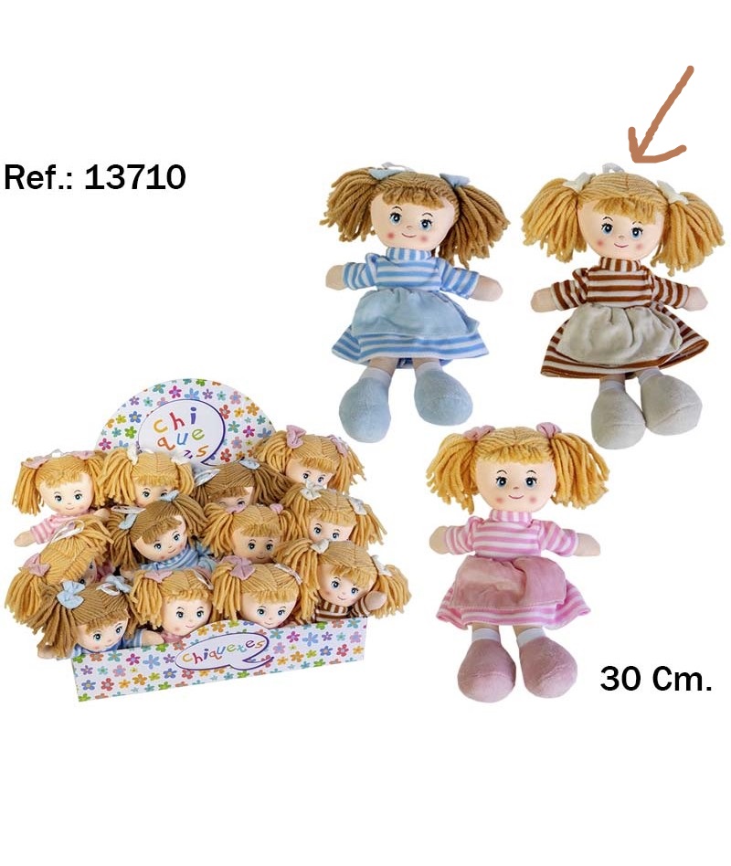 Juguete – Muñeca mediana de trapo Color Carmelita 3420