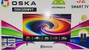 Smart TV de 32 pulgadas marca Oska 200-220 usd