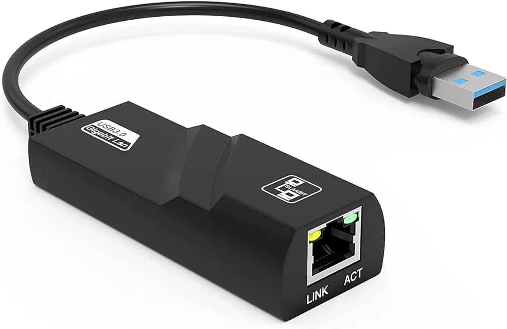 Adaptador USB 3.0 a RJ45 Gigabit LAN 15-18usd