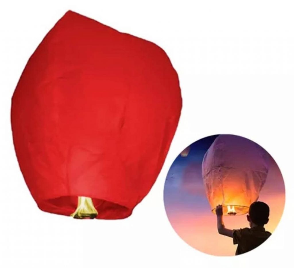 Globo del deseo (Color ROJO)800