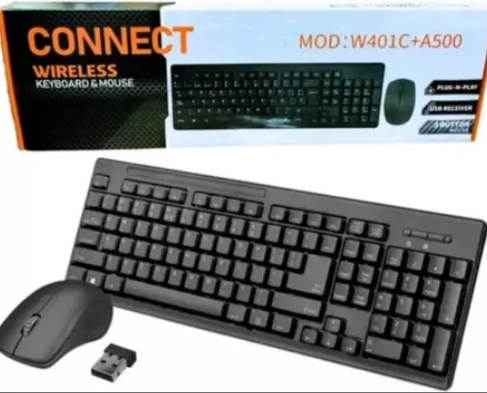 Kit de mouse y teclado inalámbrico marca Connect 28-32usd