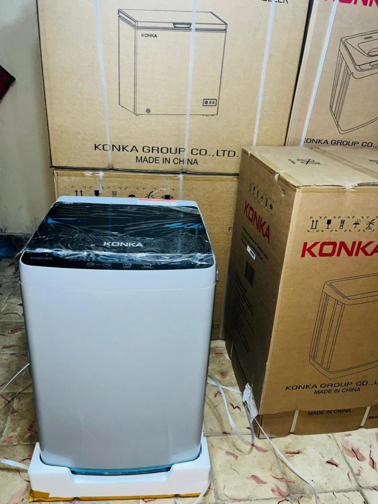 Lavadora automática Konka 8Kg 350-370 usd