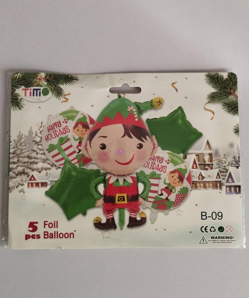 Set de 5 Piezas- Duende (NAVIDAD) 1050